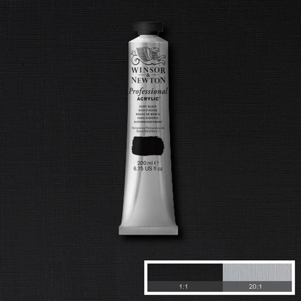 Winsor & Newton PAC 200ml Ivory Black - Winsor & Newton at DRK Crafts