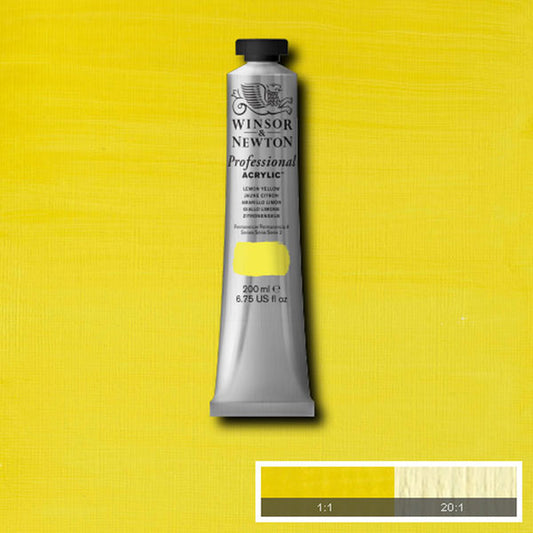 Winsor & Newton PAC 200ml Lemon Yellow - Winsor & Newton at DRK Crafts