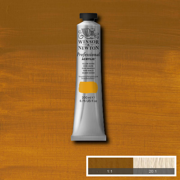 Winsor & Newton PAC 200ml Yellow Ochre - Winsor & Newton at DRK Crafts