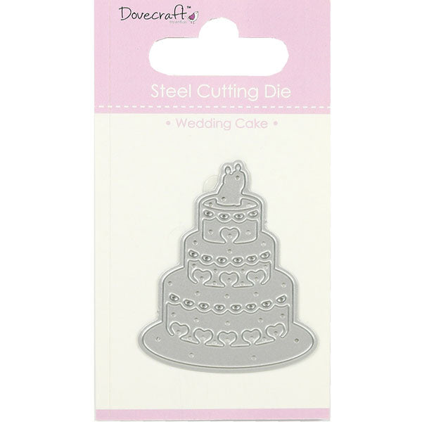 Dovecraft Wedding Cake Cutting Die for Card Making and Scrapbooking