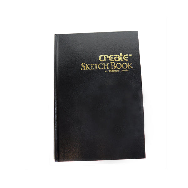 Create A5 Hardback Sketchbook 50s 110gsm Bound