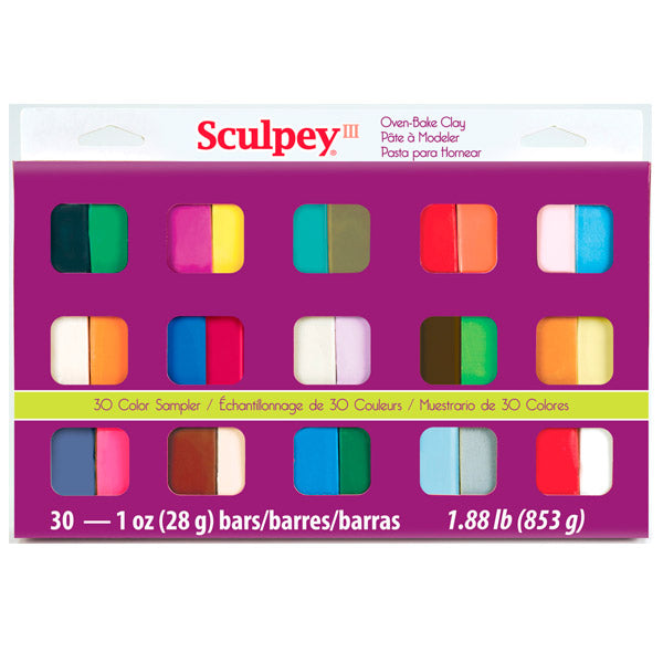 Sculpey III 30 Colour Sampler