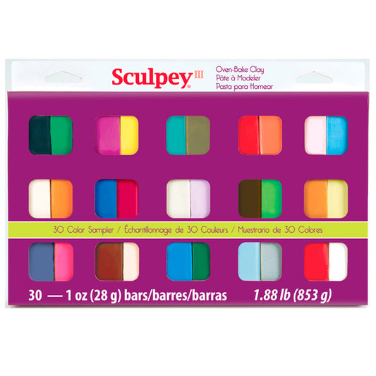 Sculpey III 30 Colour Sampler