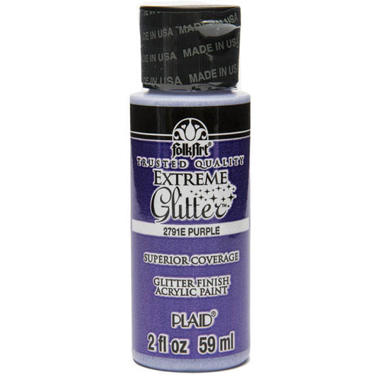 FolkArt Extreme Glitter – Purple 2oz – 59ml (2oz)