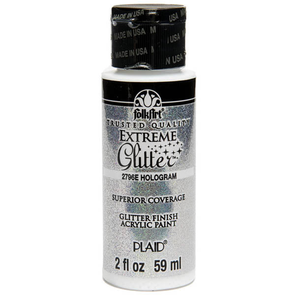 FolkArt Extreme Glitter – Hologram 2oz – 59ml (2oz)