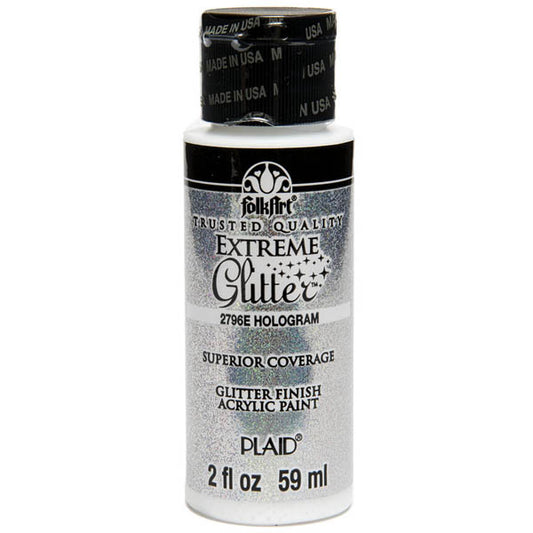 FolkArt Extreme Glitter – Hologram 2oz – 59ml (2oz)