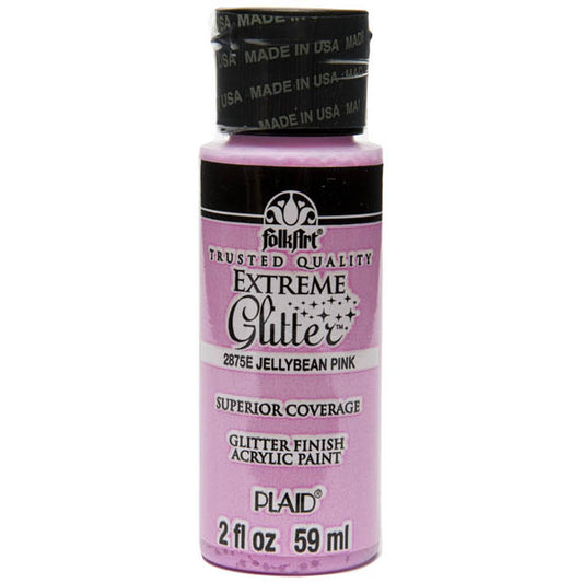 FolkArt Extreme Glitter – Jellybean Pink
