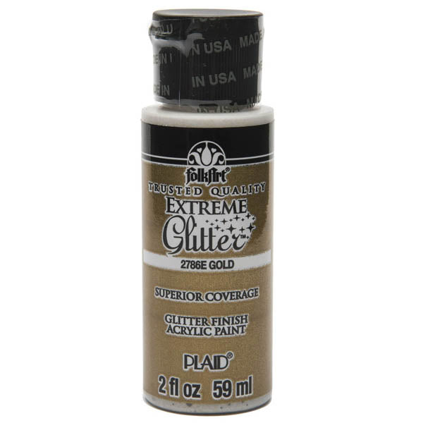 FolkArt Extreme Glitter – Gold 2oz – 59ml (2oz)