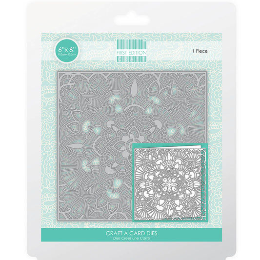 First Edition Cutting Dies Lrg S2- 6x6 Mandala