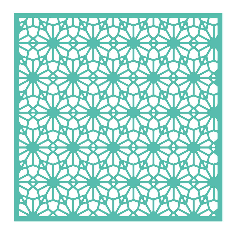 First Edition Cutting Dies Lrg S2- 6x6 Geometric Repea