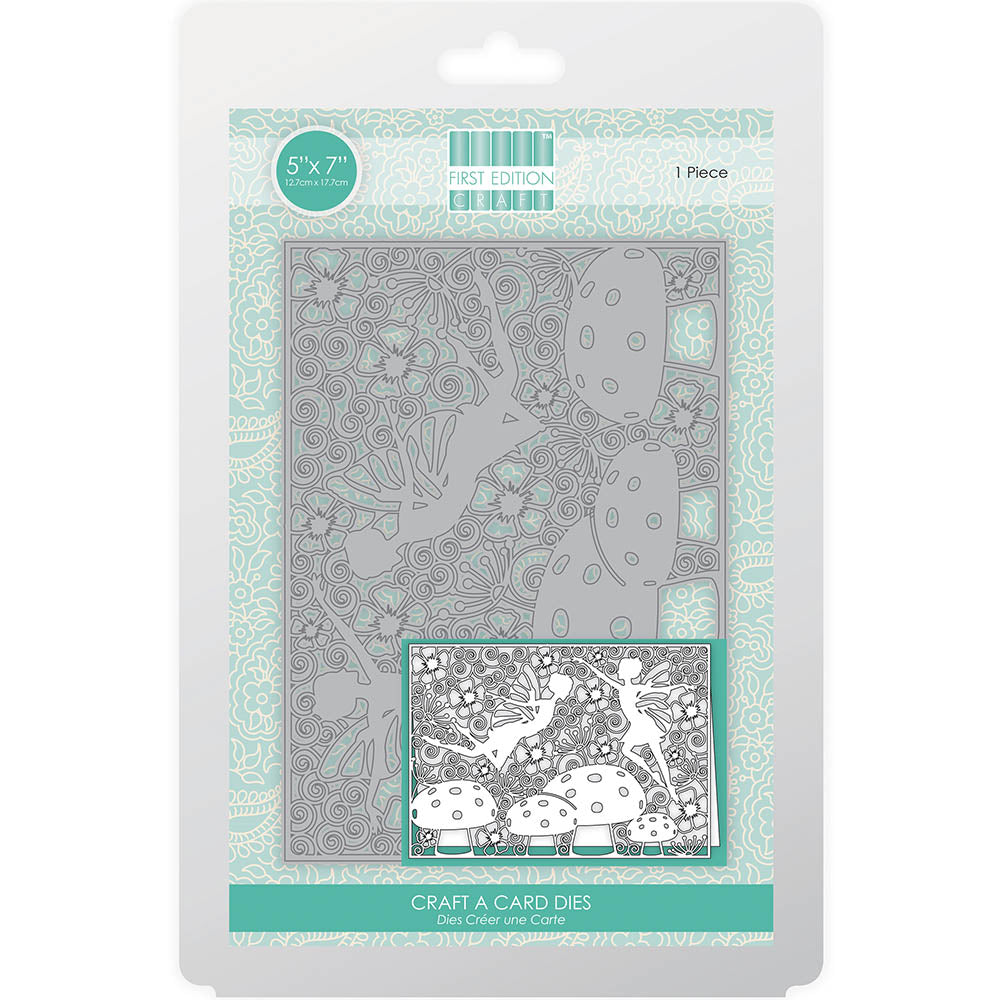 First Edition 5 x 7 Fairies Cutting Die for Card Making and Scrapbooking
