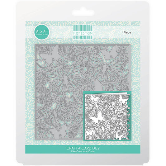 First Edition 6 x 6 Butterflies Cutting Die for Card Making and Scrapbooking