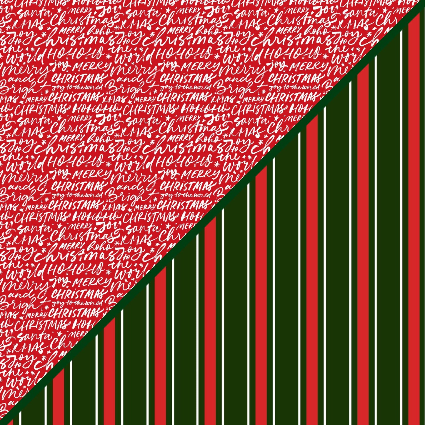 Digital Kit A4 Papers Holly Sprigs - 12 designs