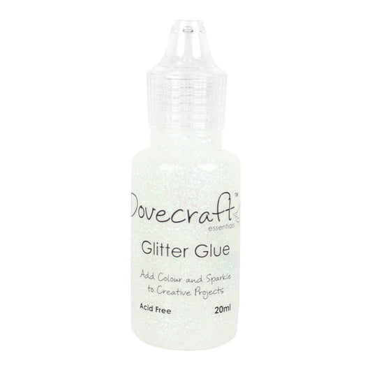 Dovecraft Glitter Glue Crystal 20ml