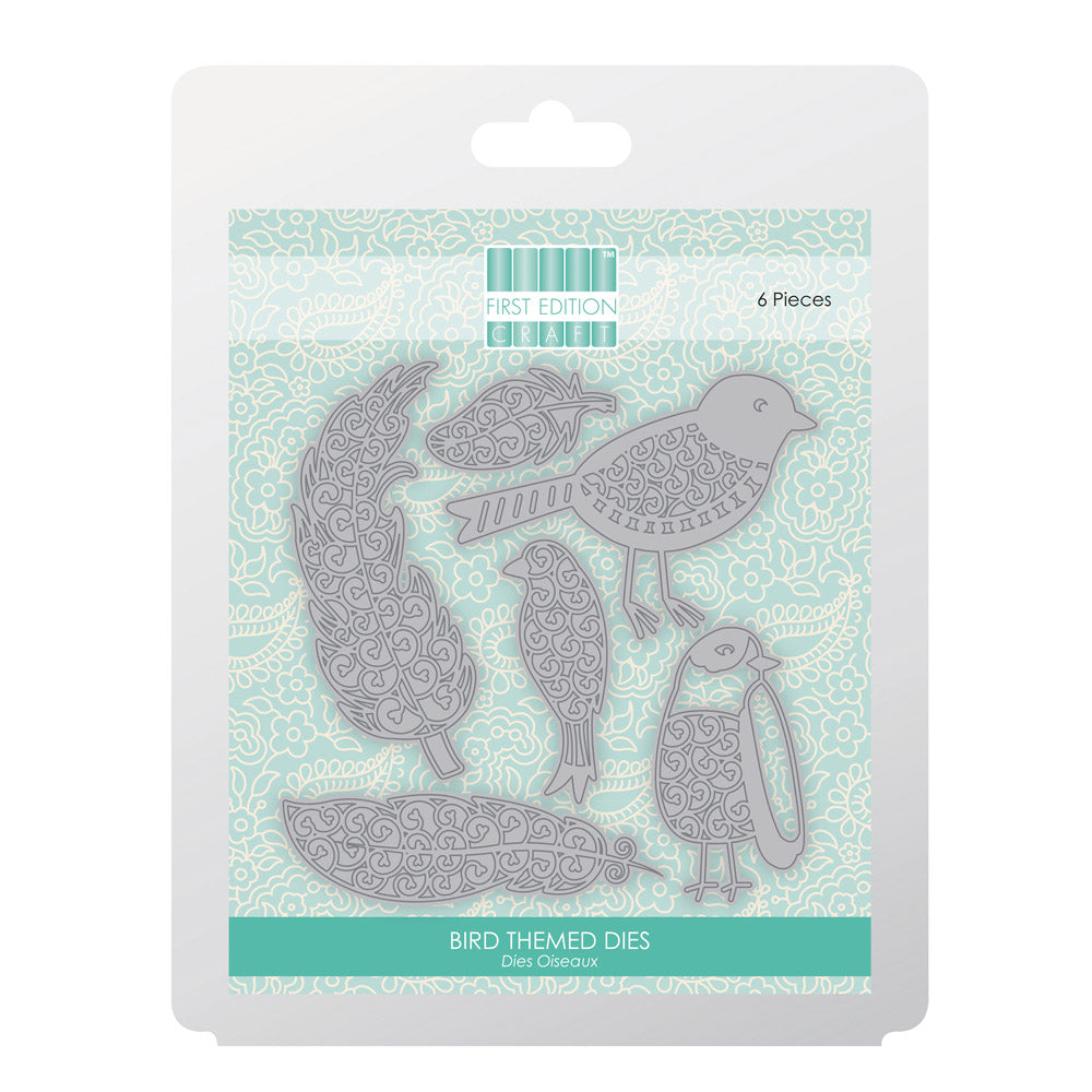 First Edition Birds and Feathers Cutting Die for Card Making and Scrapbooking