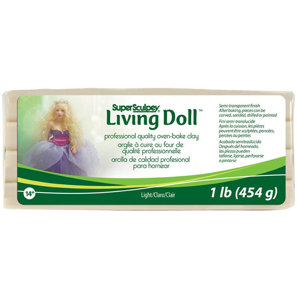 Super Sculpey Living Doll 1 lb Light