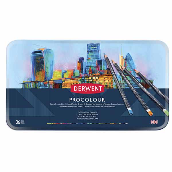 Derwent Procolour (36 pack) Tin