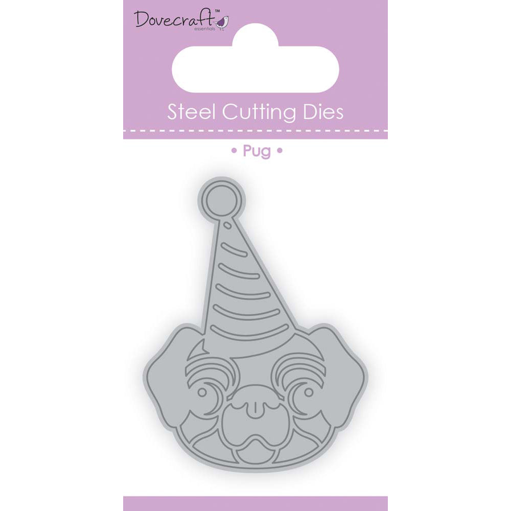 Dovecraft Pug Cutting Die for Card Making and Scrapbooking
