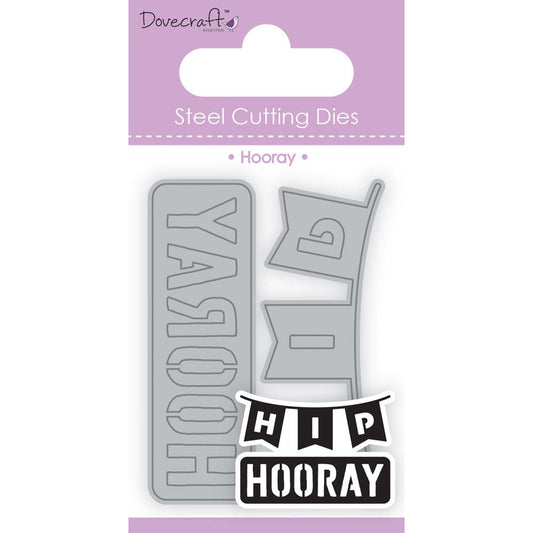 Dovecraft Cutting Die S6 Hip Hip Hooray