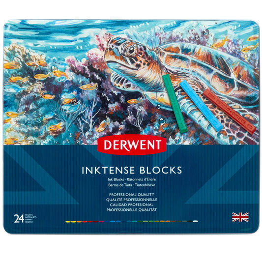 Derwent Inktense Block Tin Of 24