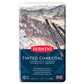 Derwent Tinted Charcoal Tin Of 12