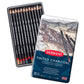 Derwent Tinted Charcoal Tin Of 12