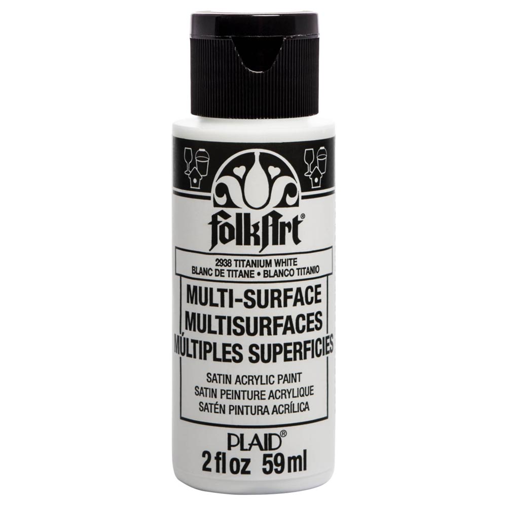 2oz FolkArt Multi Titanium White – 59ml (2oz)