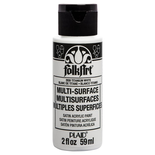 2oz FolkArt Multi Titanium White – 59ml (2oz)
