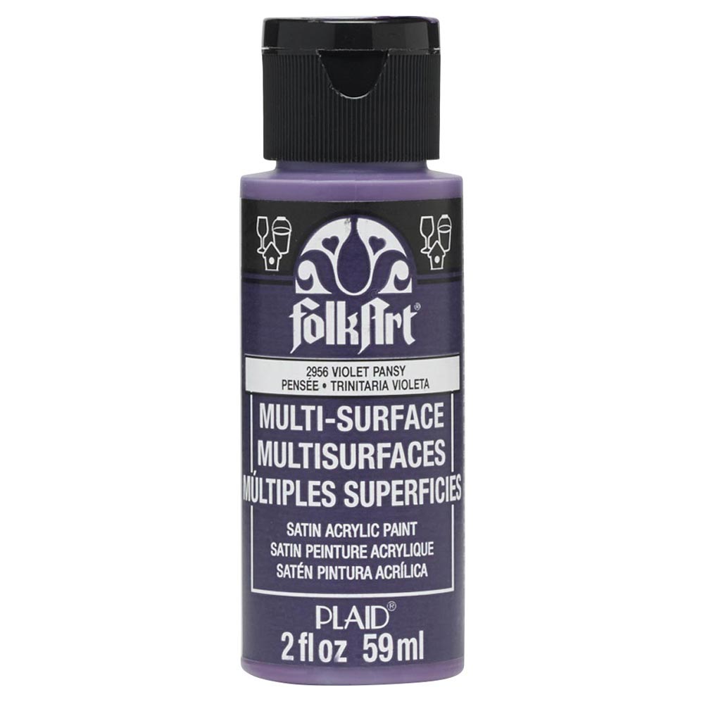 2oz FolkArt Multi Violet Pansy – 59ml (2oz)