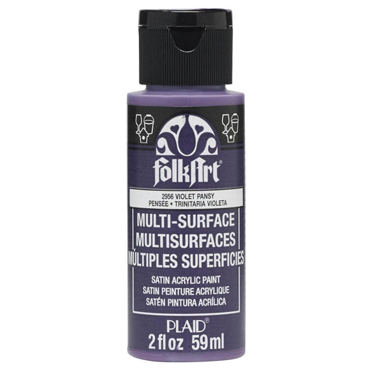2oz FolkArt Multi Violet Pansy – 59ml (2oz)