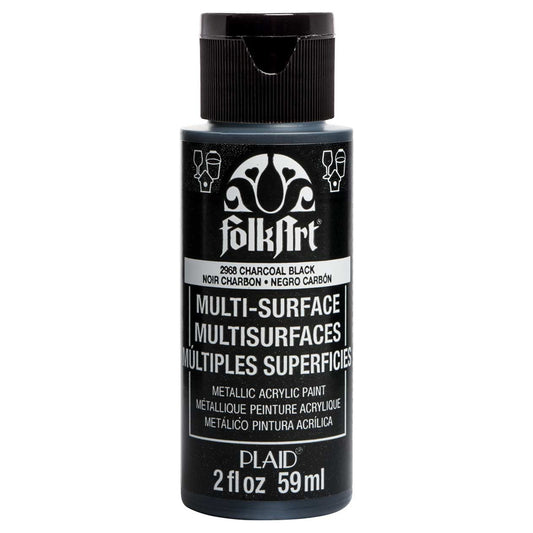 2oz FolkArt Multi Met Charcoal Black – 59ml (2oz)
