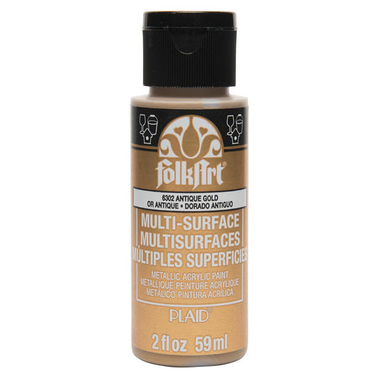 2oz FolkArt Multi Met Antique Gold – 59ml (2oz)