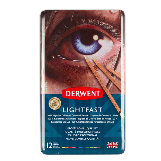 Derwent Lightfast Tin Of 12