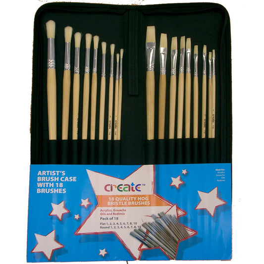 Create 18 Hog Brush Case