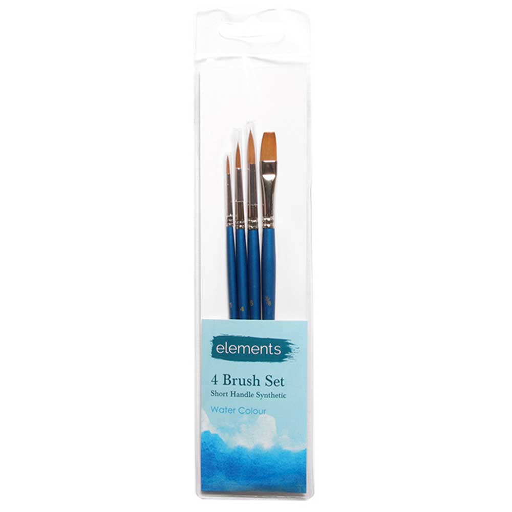 Elements WC 4 SH Brush Plastic Wallet – Premium Artist Brush Set