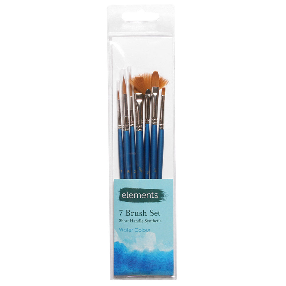 Elements WC 7 SH Brush Plastic Wallet – Premium Artist Brush Set