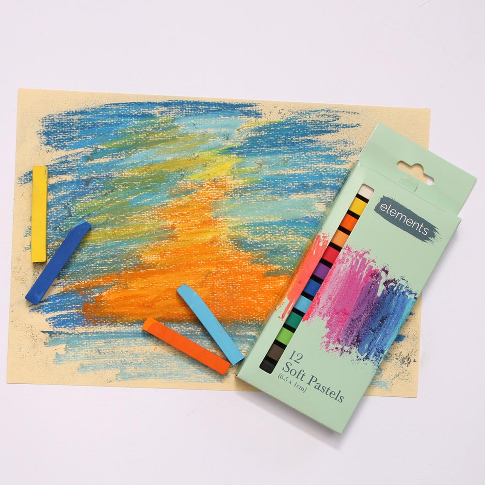 Elements Soft Pastel 12 Pack – Art & Craft Essential