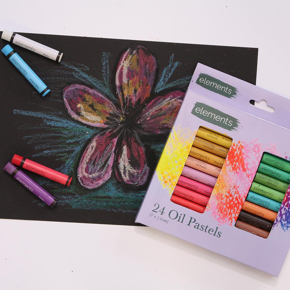 Elements Oil Pastel 24 Pack – Art & Craft Essential