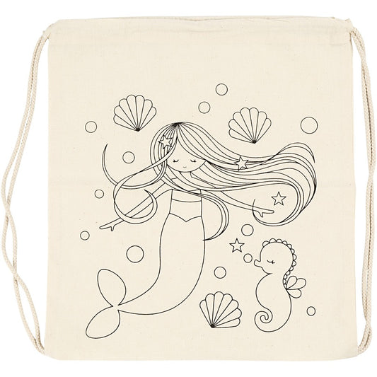 Create Crafts Drawstring Bag 37x41 cm Mermaid 1pc