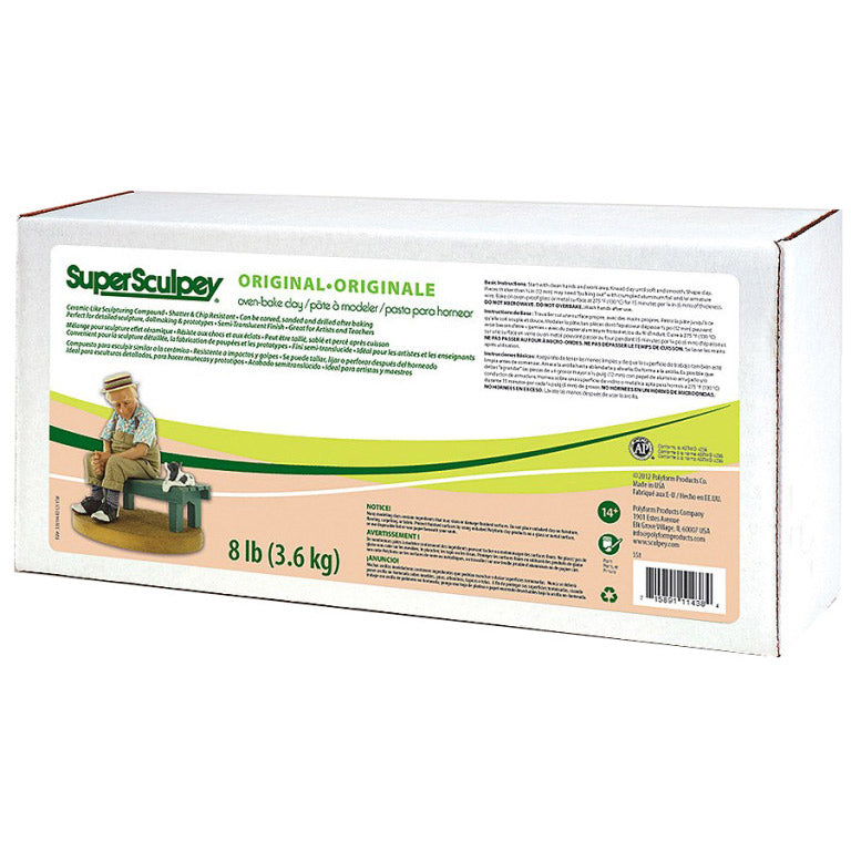 Super Sculpey Beige 8 lb (3.6 kg)