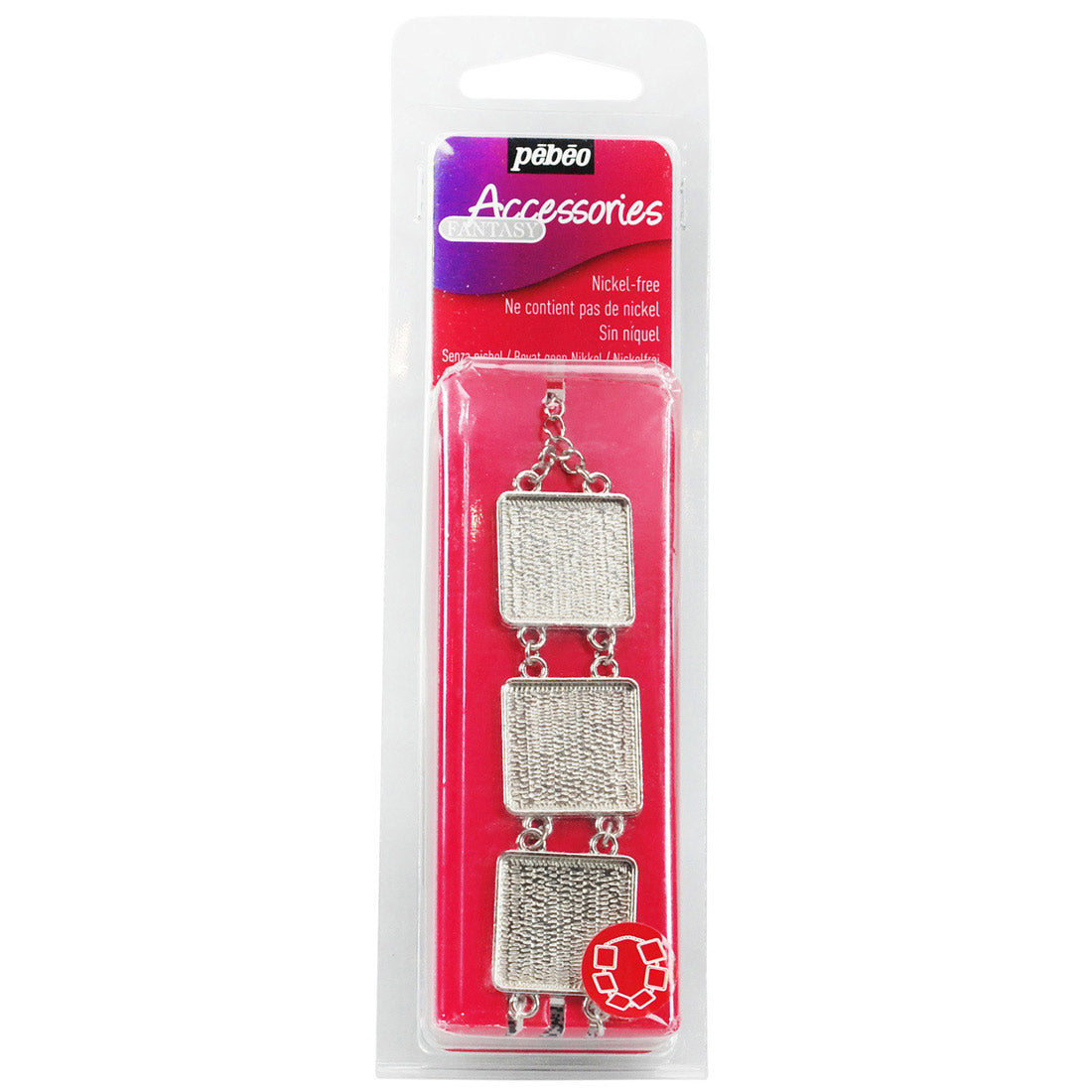 Pebeo Fantasy Metal Jewellery - Square Bracelet