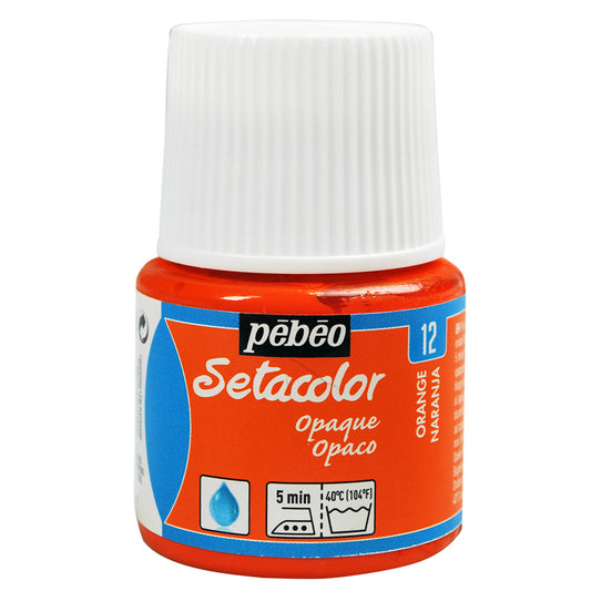 Pebeo Setacolour Opaque Matt - Orange (45ml)
