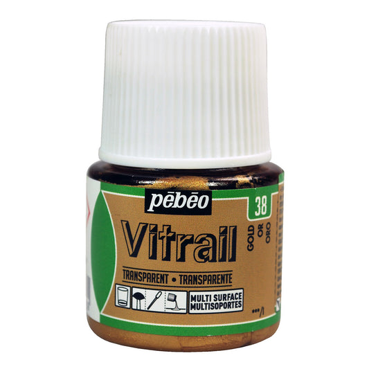 Pebeo Vitrail Transparent - Gold (45ml)