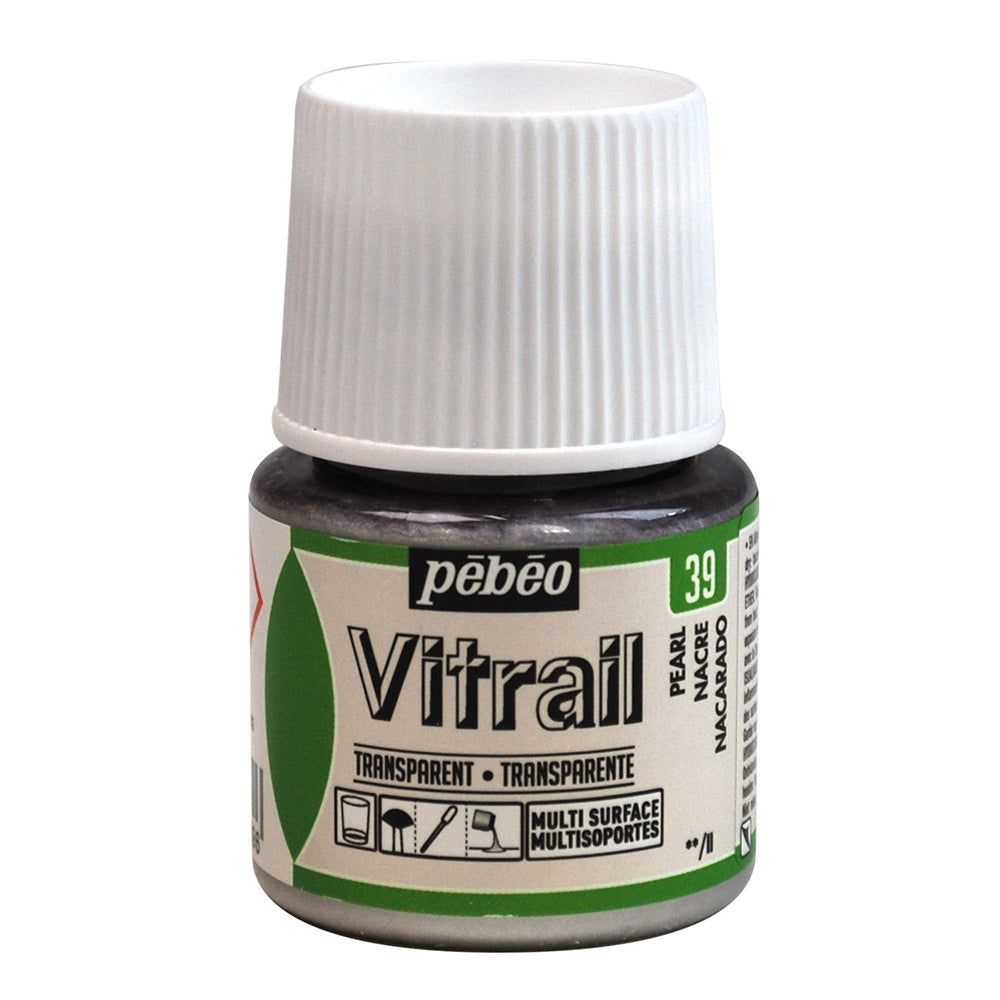 Pebeo Vitrail Transparent - Pearl (45ml)