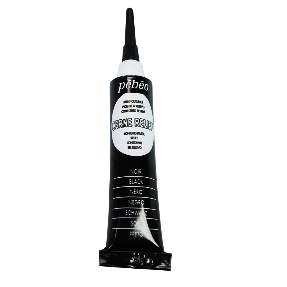 Pebeo Cerne Relief - Black (20ml)