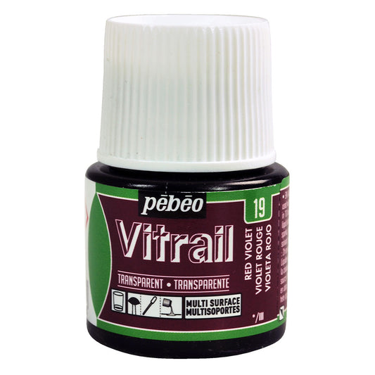 Pebeo Vitrail Transparent - Red Violet (45ml)