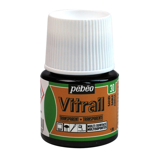 Pebeo Vitrail Transparent - Sand (45ml)