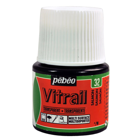 Pebeo Vitrail Transparent - Salmon (45ml)