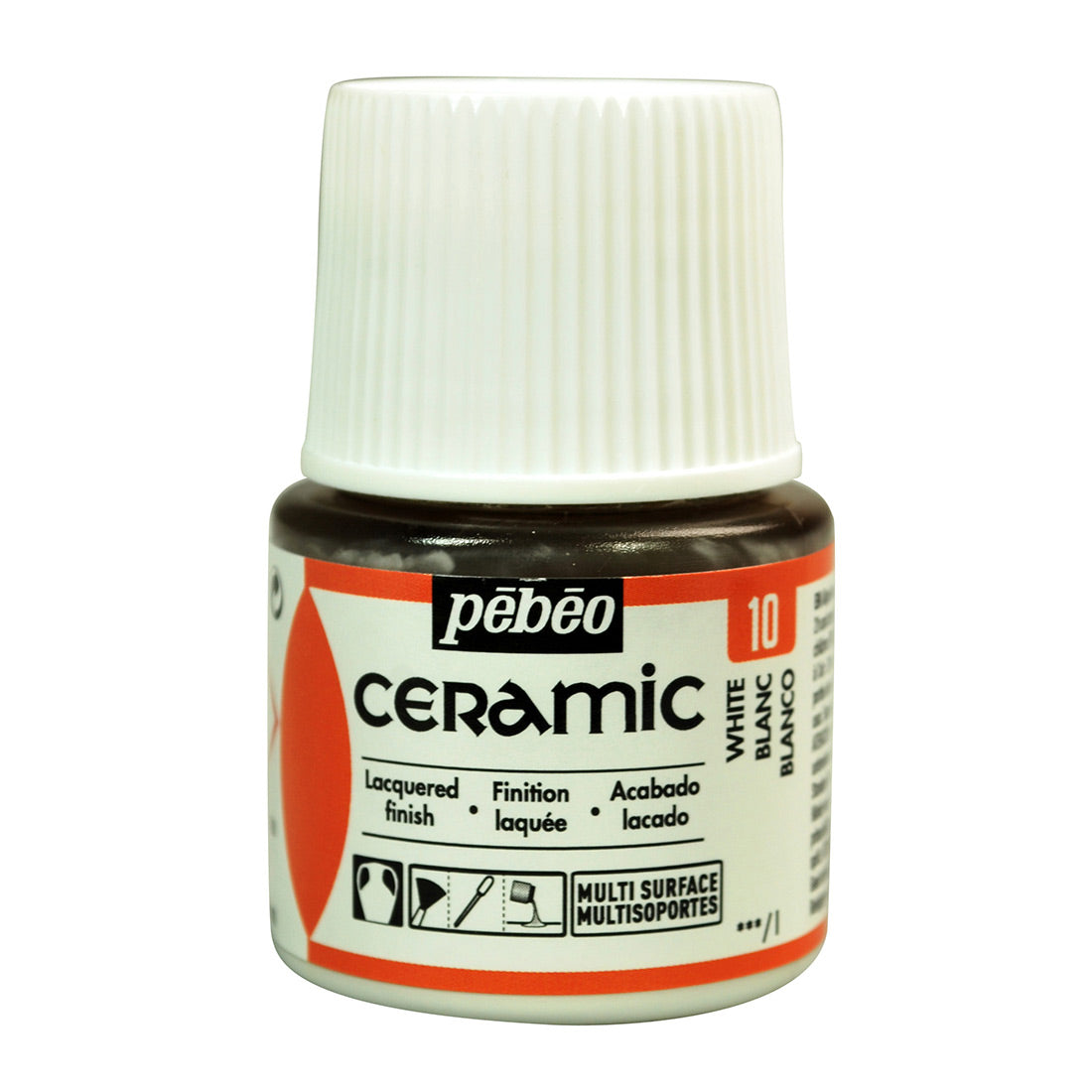 Pebeo Ceramic White (45ml)