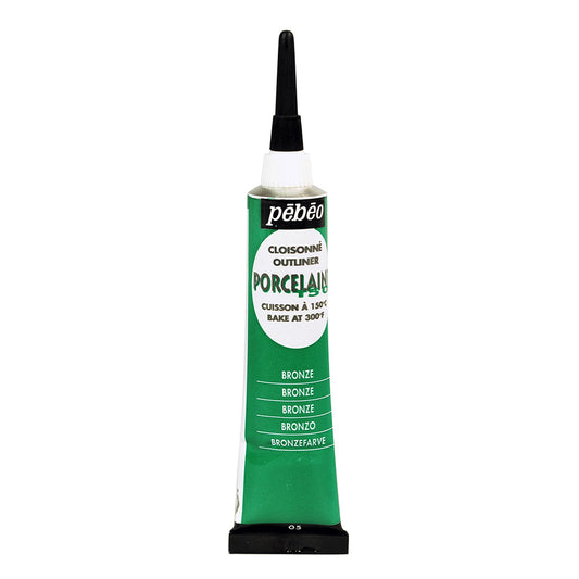 Pebeo Porcelaine 150 Outliner Bronze Green (20ml)